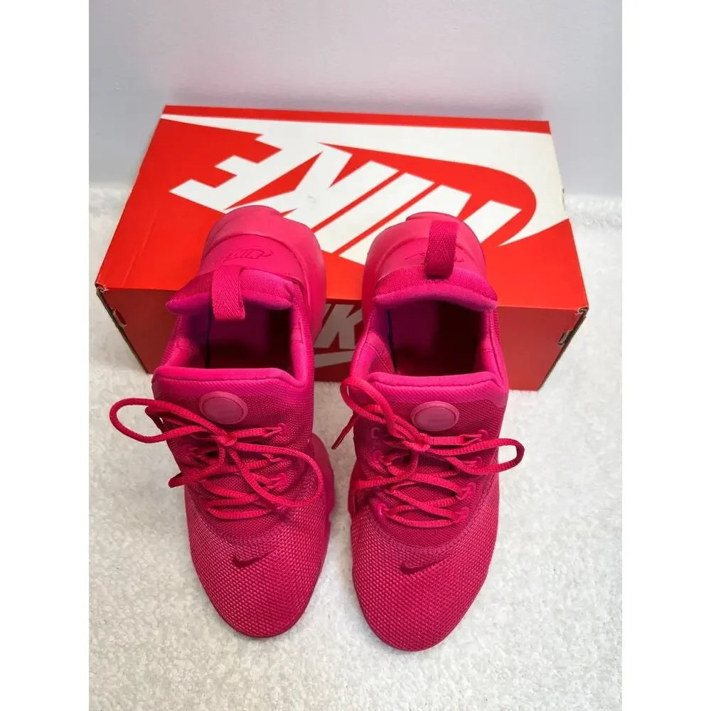 Nike Girls Sneakers Presto Fly (GS) Youth Rush Pink Shoes Size 6Y